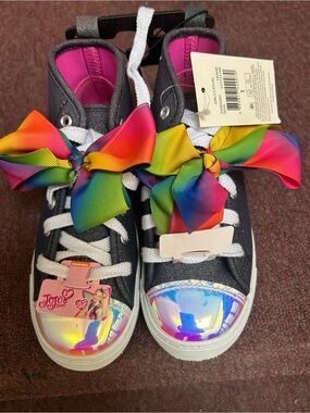 JoJo Siwa Kids Sneakers with Rainbow Bows. Pet/smoke free home. Open to offers